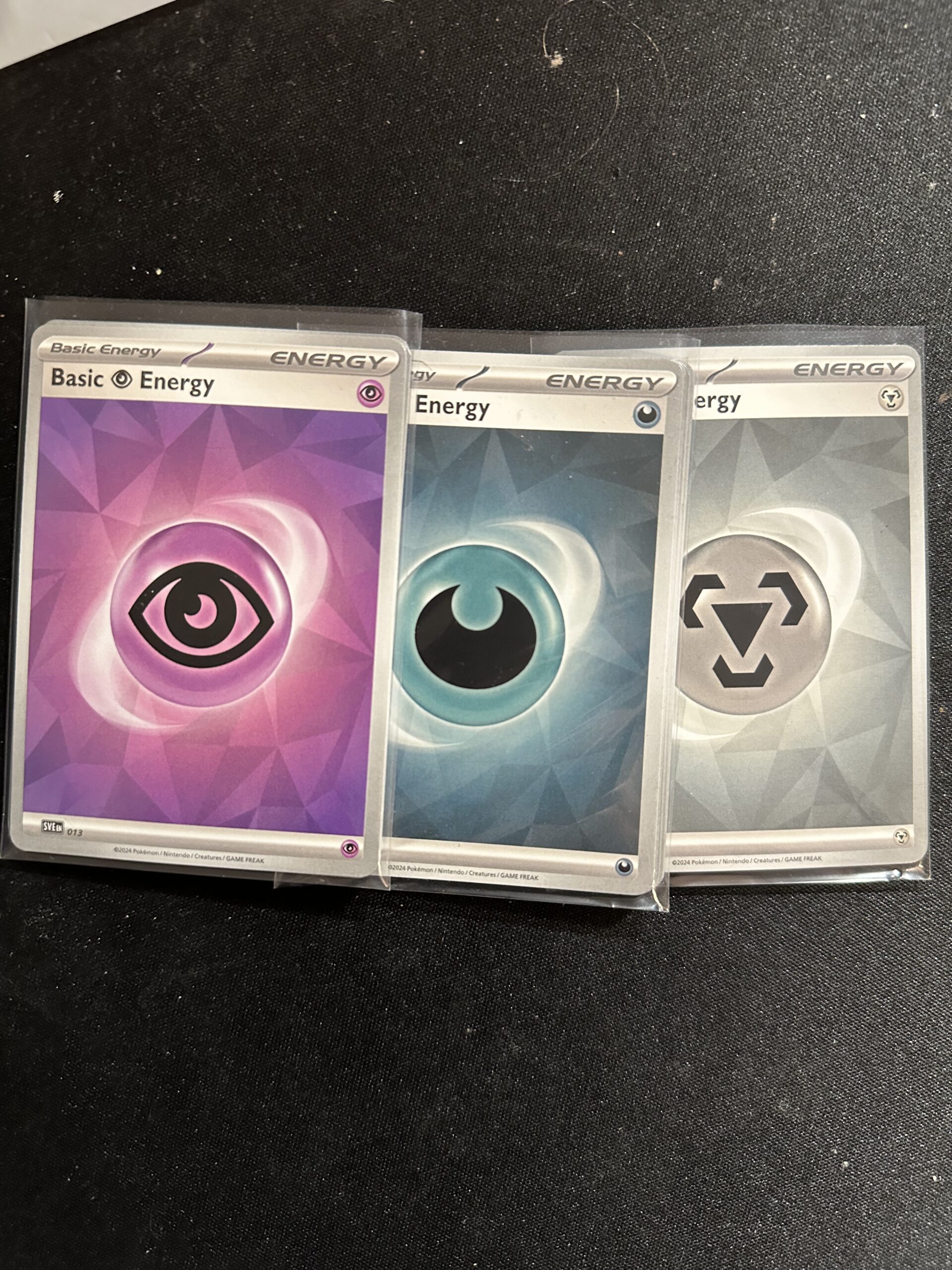 Energia Mroczna/Psychiczna/Stalowa- Karta Pokemon